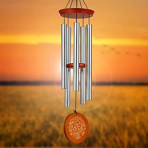 Epartswide Wind Chimes for Outside Deep Tone Memorial Wind Chimes in Memory of A Loved One Tree of Life Gifts for Mother Garden Home Decor (37 Inch )
