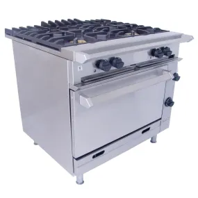 Falcon Chieftain 4 Burner Natural/LPG Oven Range G1006X
