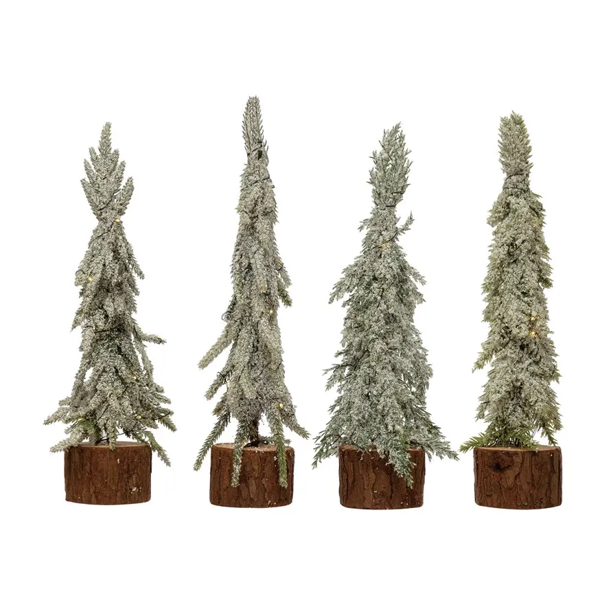Faux Fir Tree with LED Lights