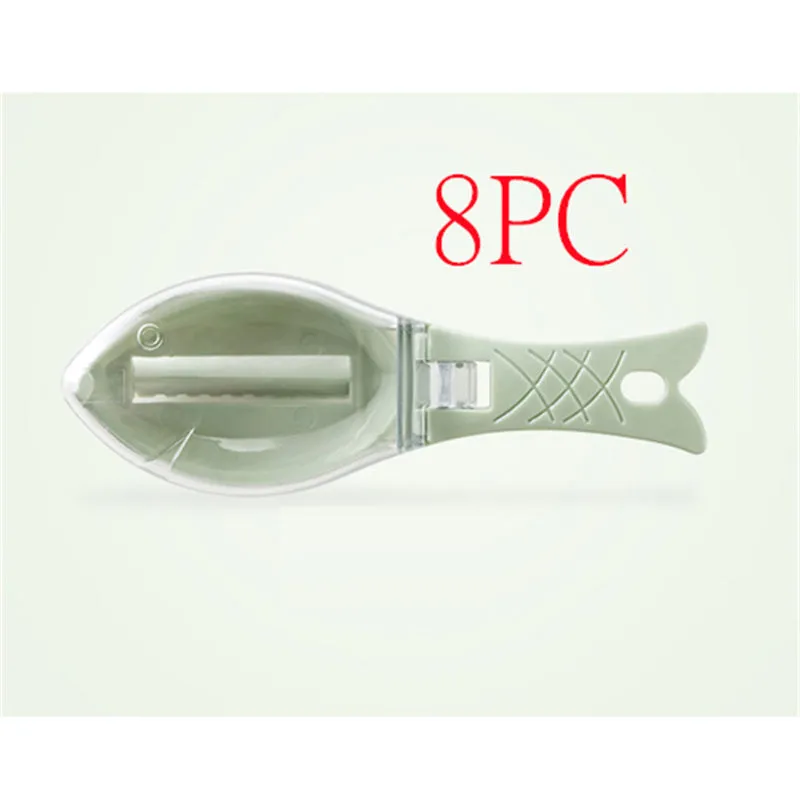 Fish Skin Brush Scraping Fish Scale Brush Grater Quick Disassembly Fish Knife Cleaning Peeling Skin Scraper Scraper Fish Scaler Kitchen Tools