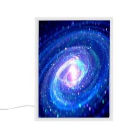 Galaxy Custom Acrylic Mirror Night Light USB Charge, Home Bedroom Bedside Lamp Table Light