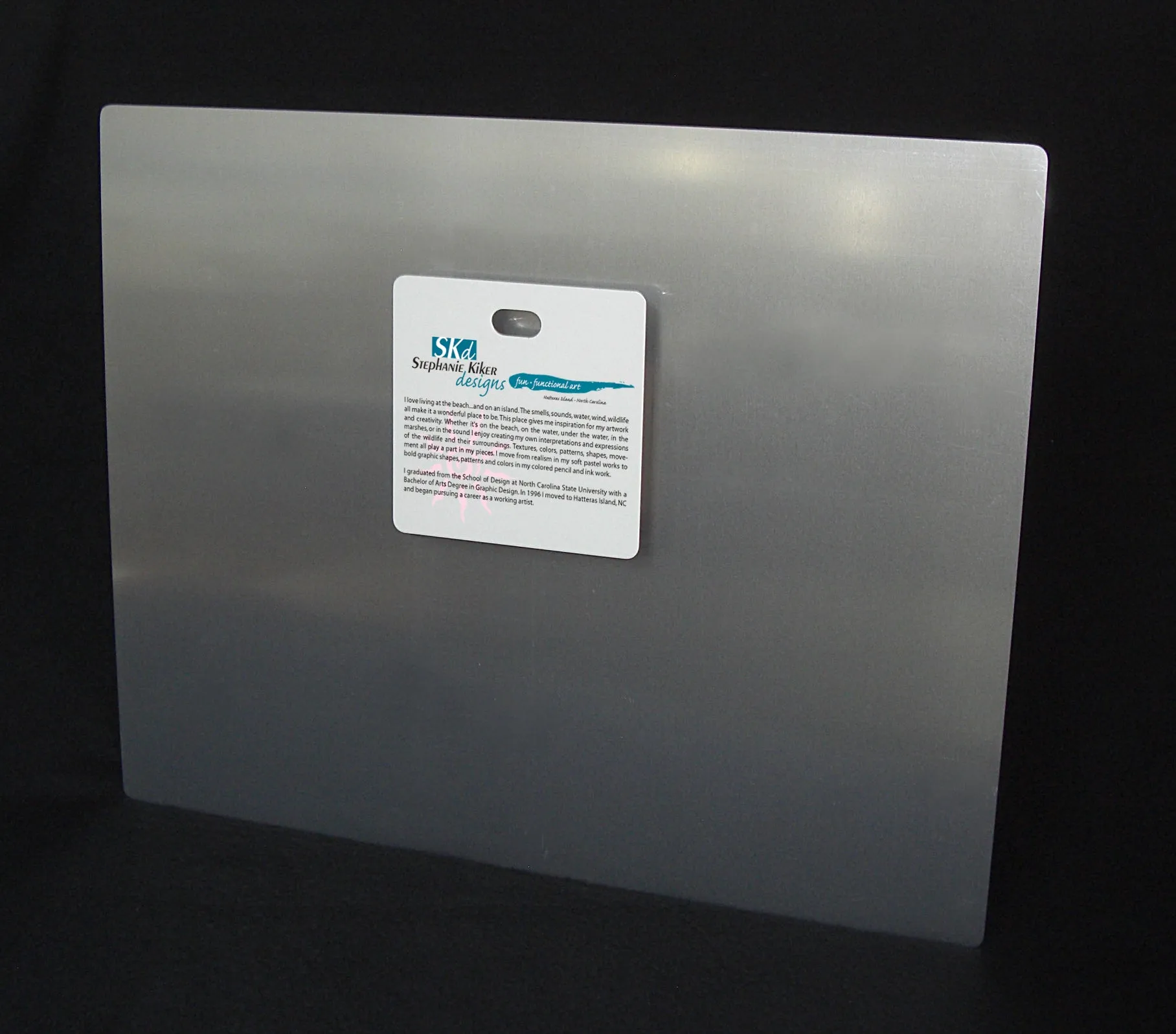Green Wave Aluminum Wall Art
