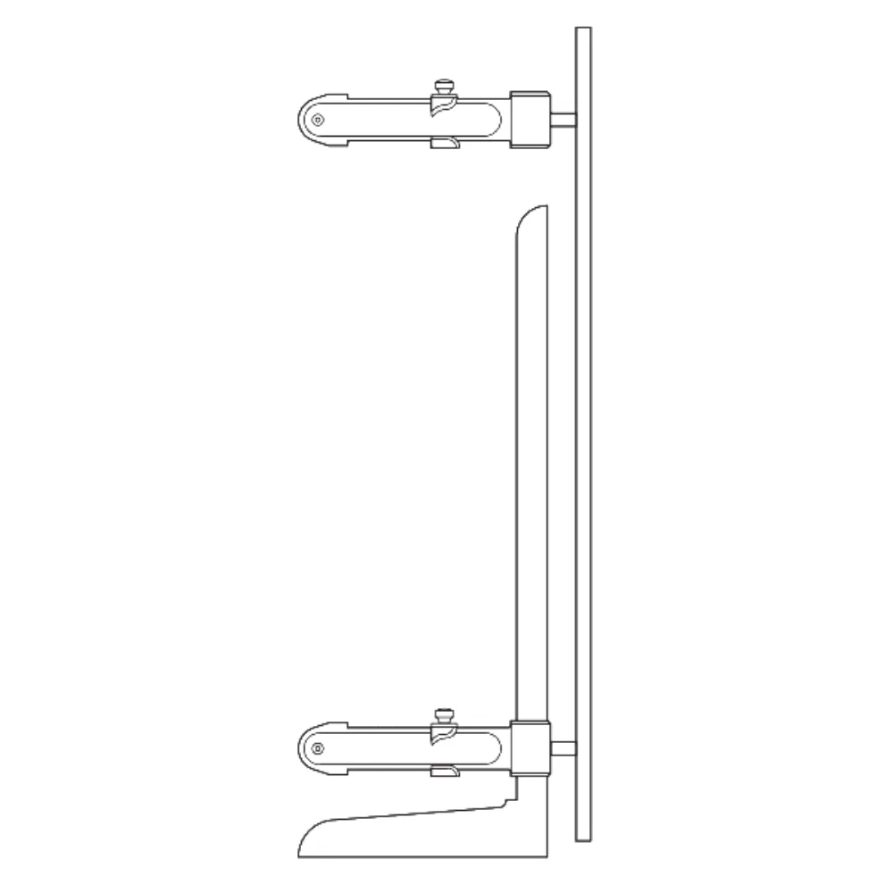 H-JIG Adjustable Kitchen Door Cabinet Handle Drill Template Guide Tool