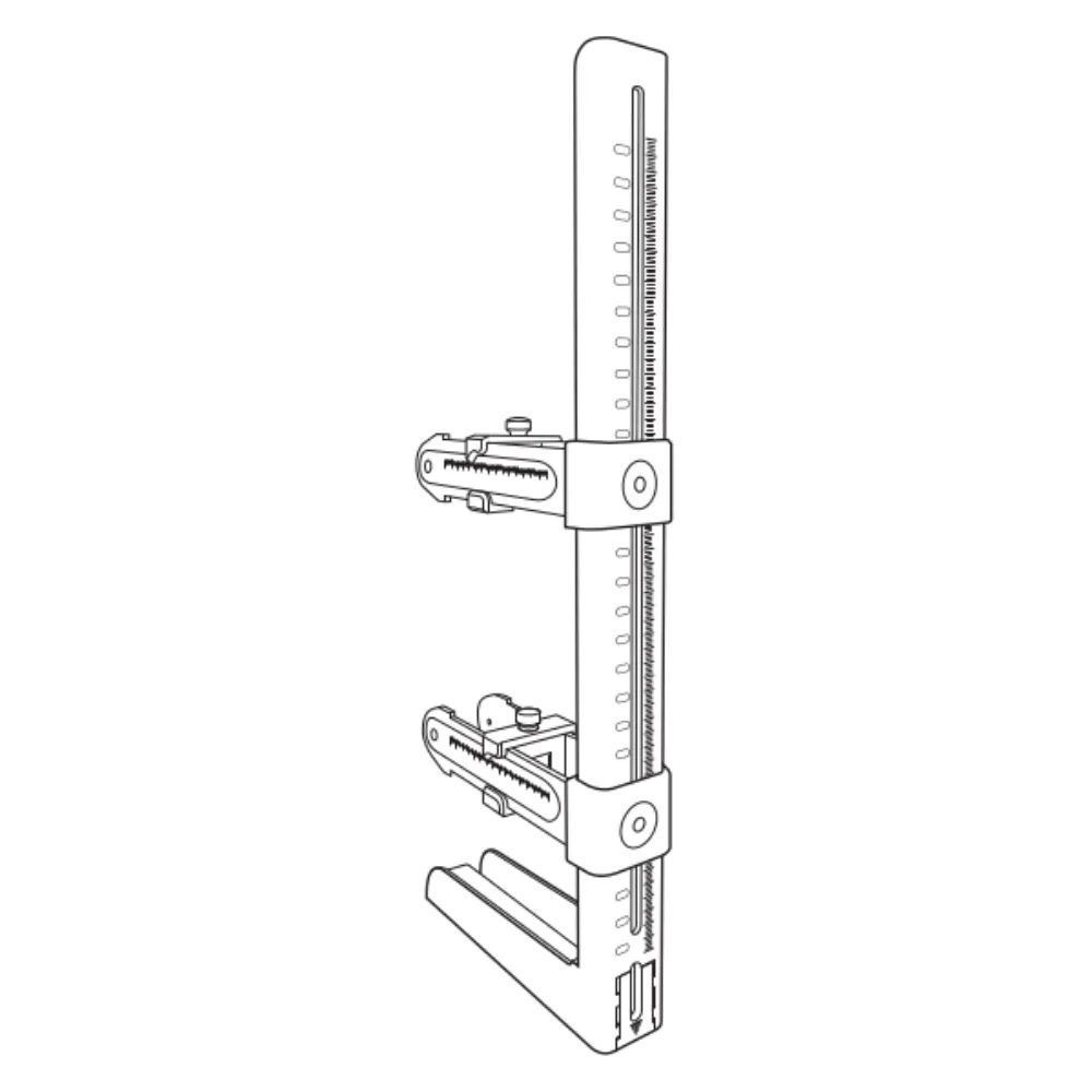 H-JIG Adjustable Kitchen Door Cabinet Handle Drill Template Guide Tool