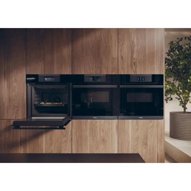 Haier I-Touch Series 6 70L Built-In Electric Single Oven - Black | HWO60SM6T9BH