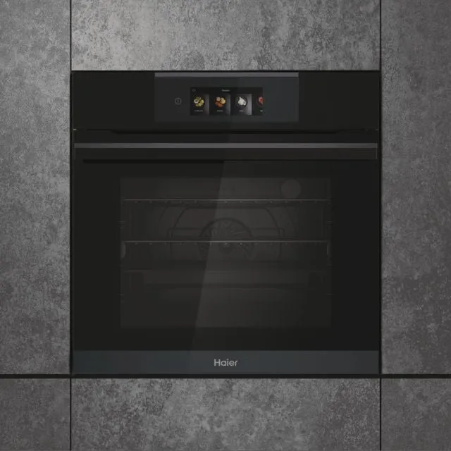 Haier I-Touch Series 6 70L Built-In Electric Single Oven - Black | HWO60SM6T9BH