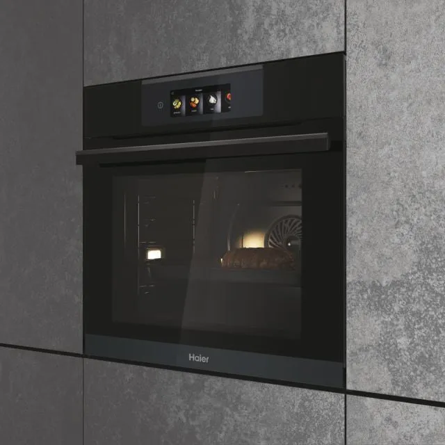 Haier I-Touch Series 6 70L Built-In Electric Single Oven - Black | HWO60SM6T9BH