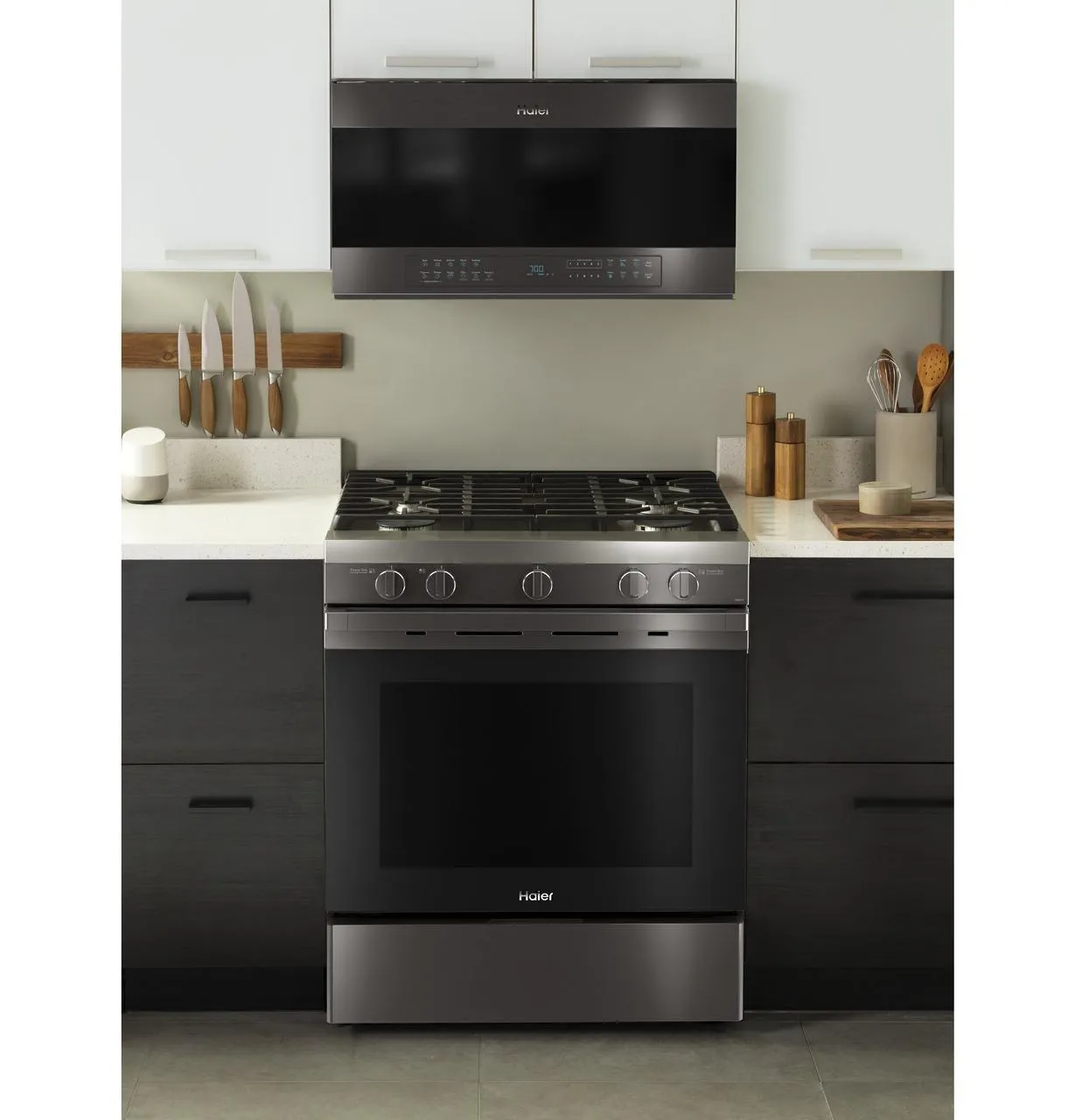 Haier QVM7167BNTS 30" 1.6 Cu. Ft. Smart Over-the-Range Microwave Oven