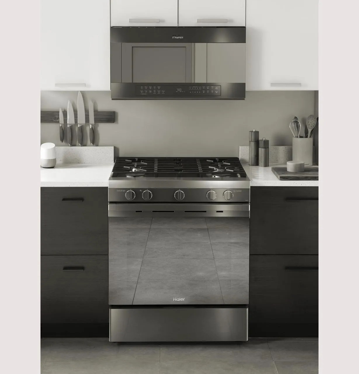 Haier QVM7167BNTS 30" 1.6 Cu. Ft. Smart Over-the-Range Microwave Oven