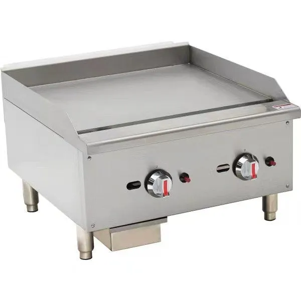 Hamoki 2 Burner Gas Countertop Griddle 604mm Wide - 101058