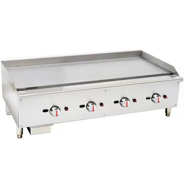 Hamoki 4 Burner Gas Countertop Griddle 1204mm Wide - 101060