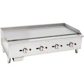 Hamoki 4 Burner Gas Countertop Griddle 1204mm Wide - 101060
