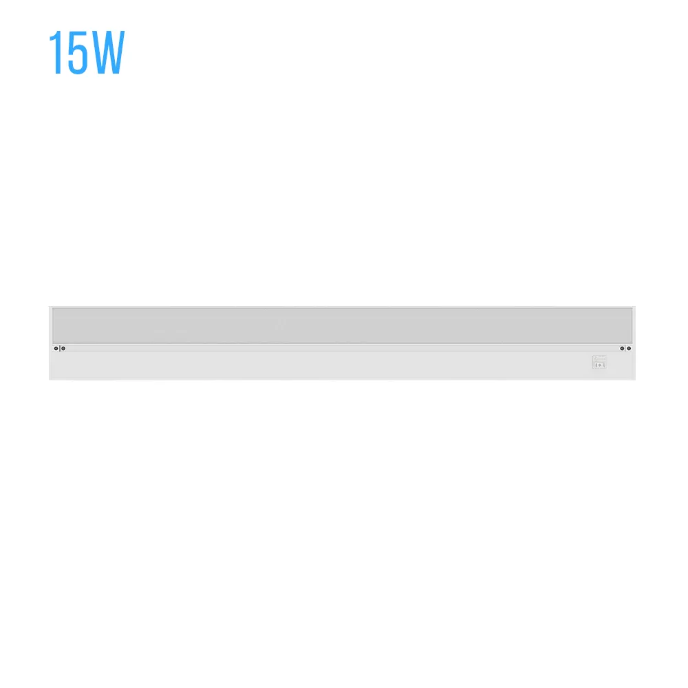 Hardwired Under Cabinet Lighting - Color Changeable (3000K/4000K/5000K) - White