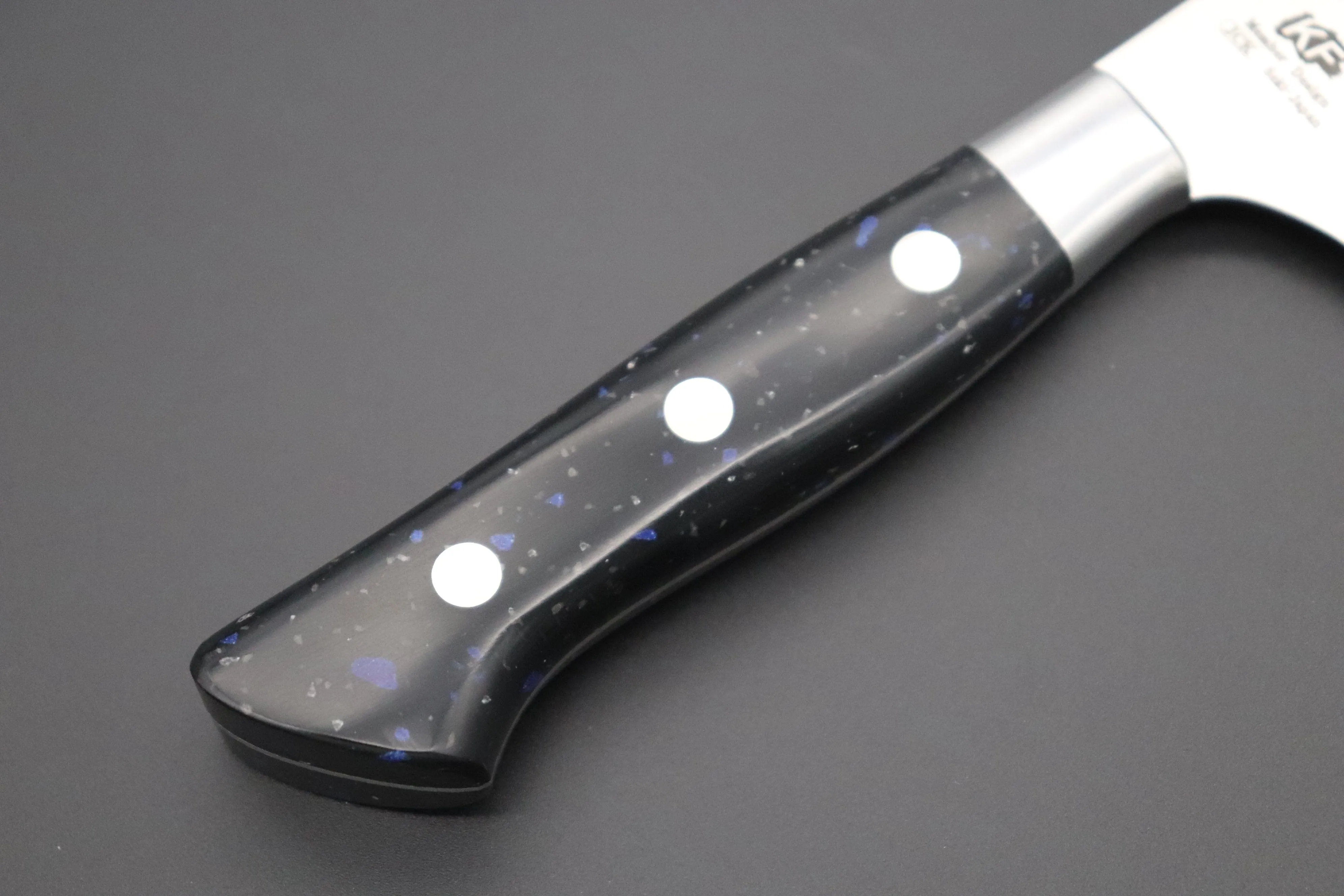 Hattori FH Series Limited Edition Sujihiki (230mm and 300mm, 3 sizes, "Black Space" Corian® Handle)