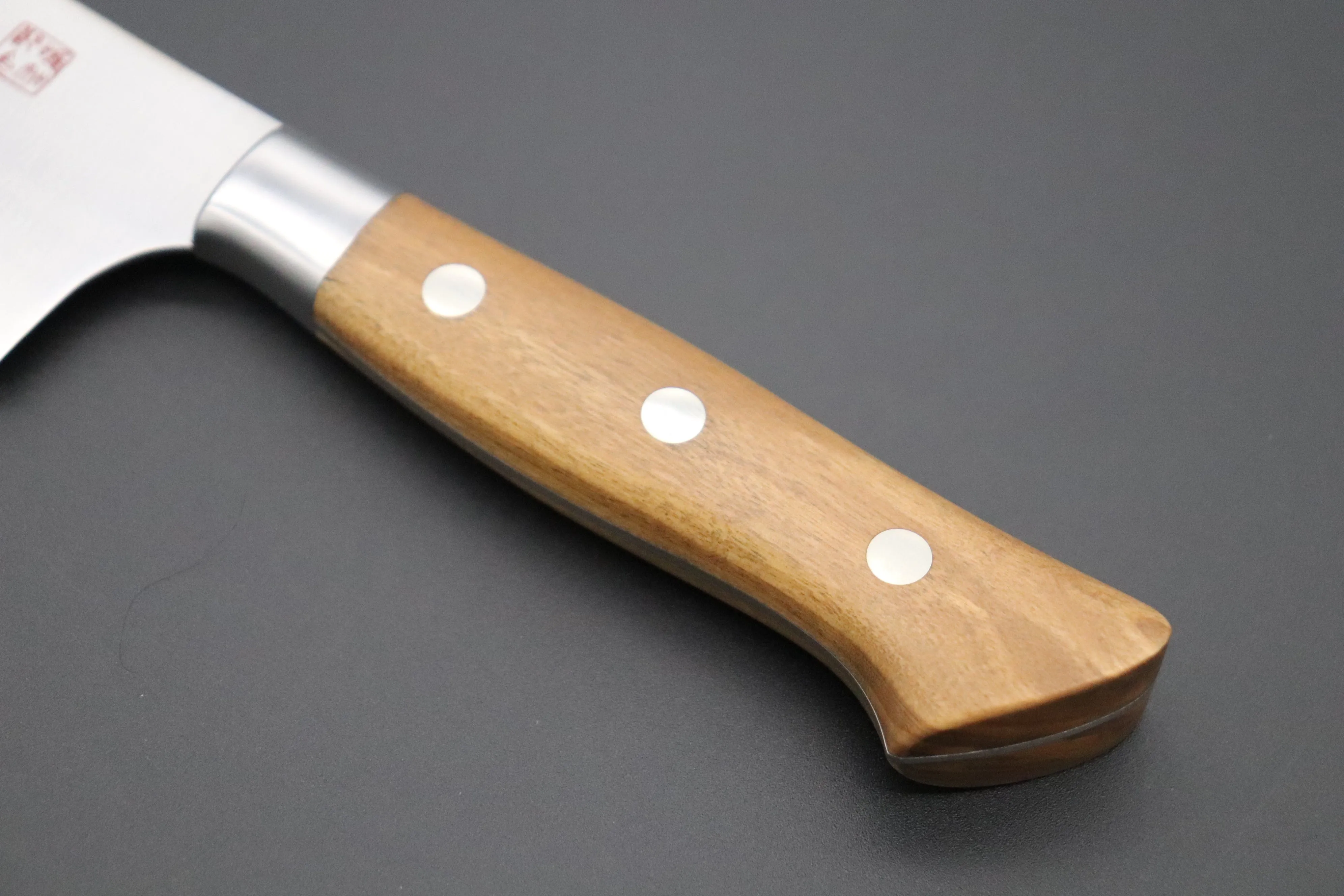 Hattori Forums FH Series FH-4O Santoku 170mm (6.6 Inch, Olive Wood Handle)