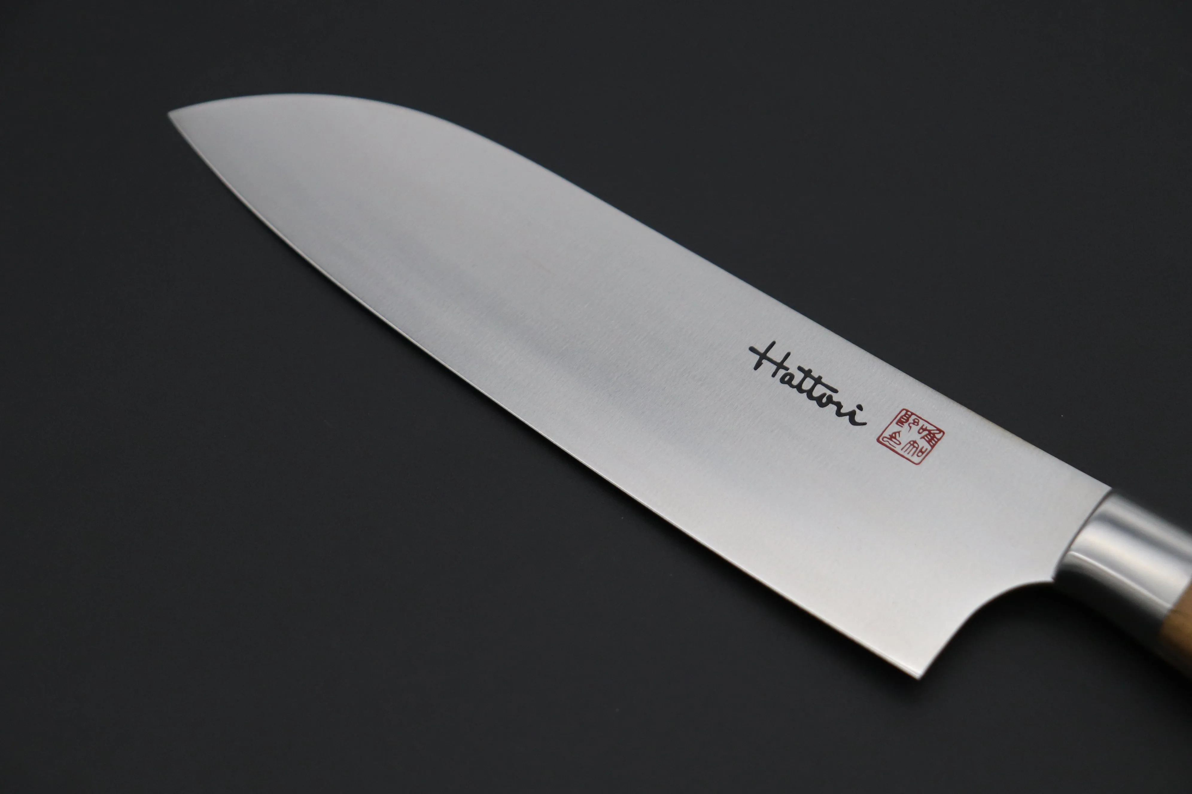 Hattori Forums FH Series FH-4O Santoku 170mm (6.6 Inch, Olive Wood Handle)