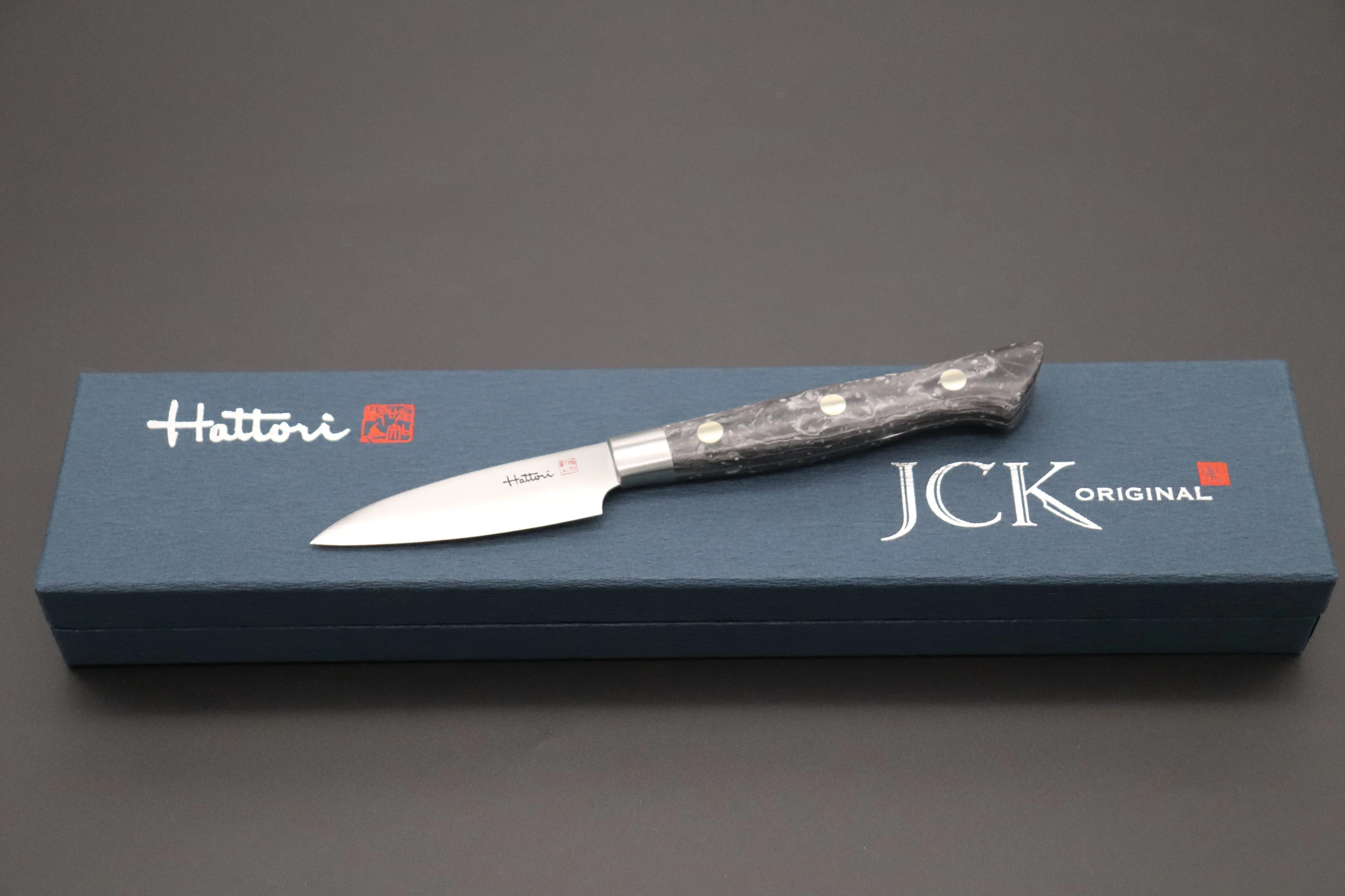 Hattori Forums FH Series Limited Edition "SNOW IN THE DARK" FH-1ND Parer 70mm (2.7 inch, Dupont Corian® Handle)