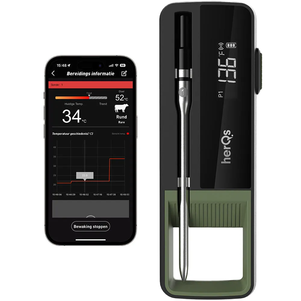 HerQs Single Max - Wireless Meat Thermometer