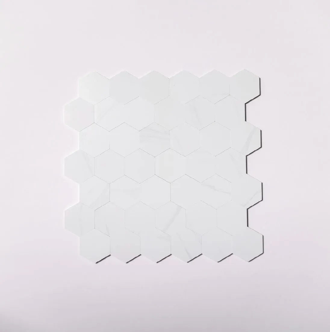Hexagon Peel and Stick Wall Tiles