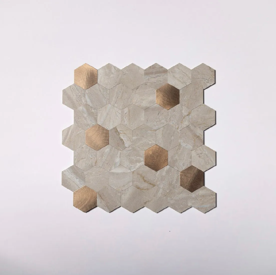 Hexagon Peel and Stick Wall Tiles