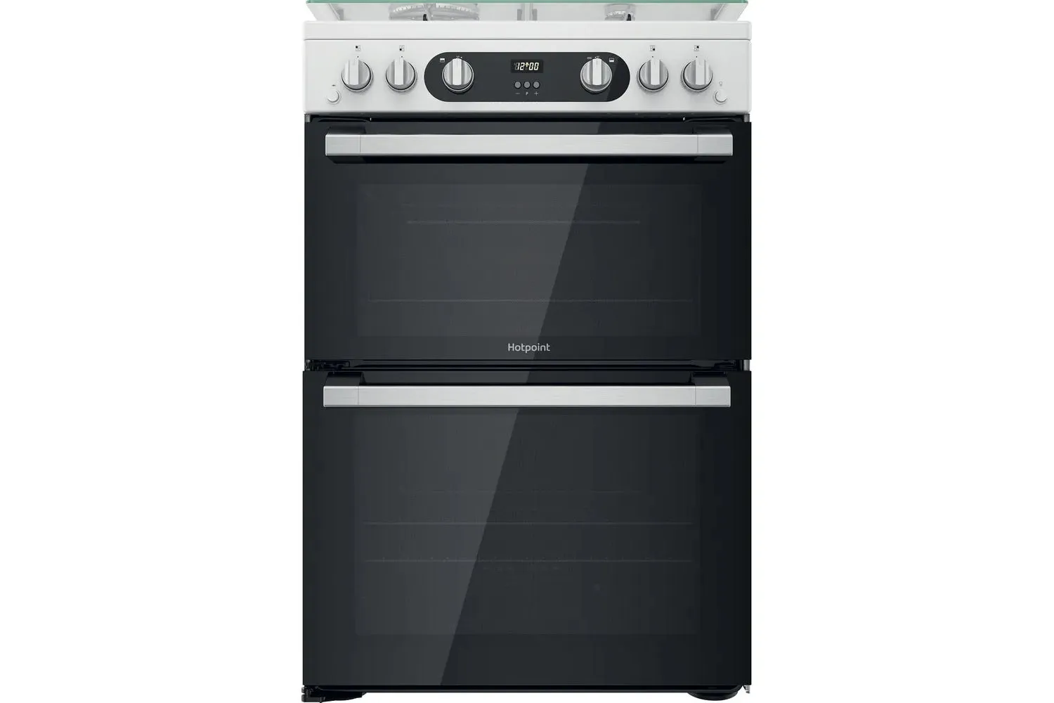 Hotpoint 60cm Double Range Cooker | HD67G02CCW/UK | White