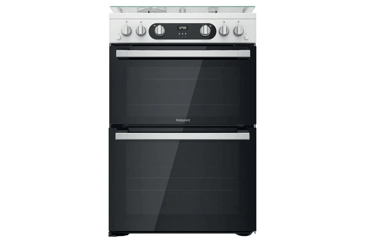Hotpoint 60cm Double Range Cooker | HD67G02CCW/UK | White