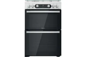 Hotpoint 60cm Double Range Cooker | HD67G02CCW/UK | White