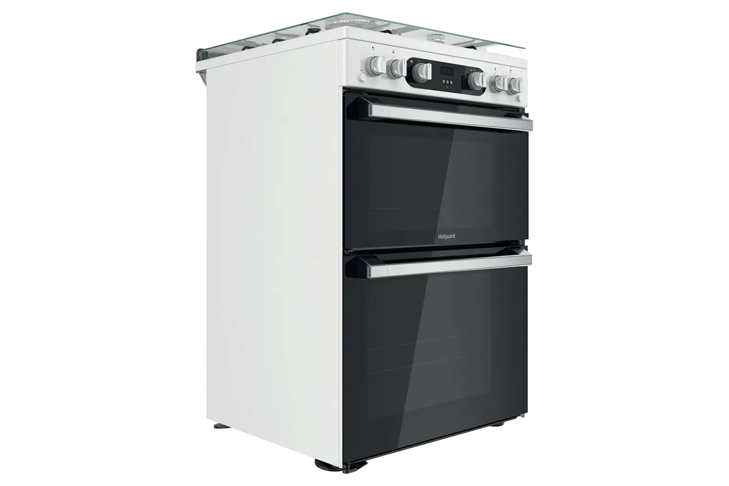 Hotpoint 60cm Double Range Cooker | HD67G02CCW/UK | White