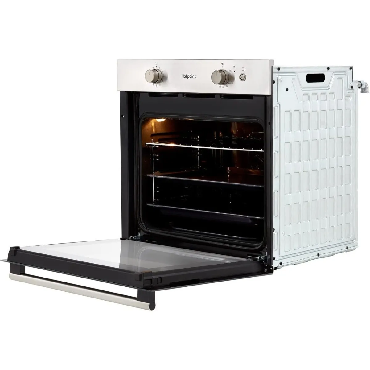 Hotpoint GA2124IX Single Gas Oven - Stainless Steel