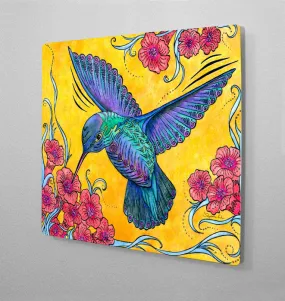 Hummingbird Aluminum Wall Art