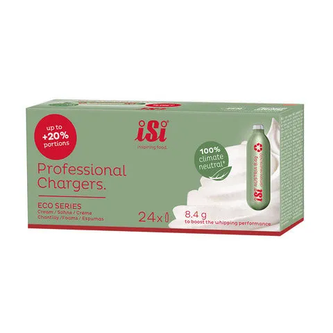 ISI Eco Series N20 Professional Cream Chargers - 24pk