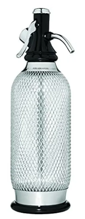 iSi North America Soda Siphon Classic Mesh Sodamaker for Making Carbonating Beverages, 1 Quart, Stainless Steel