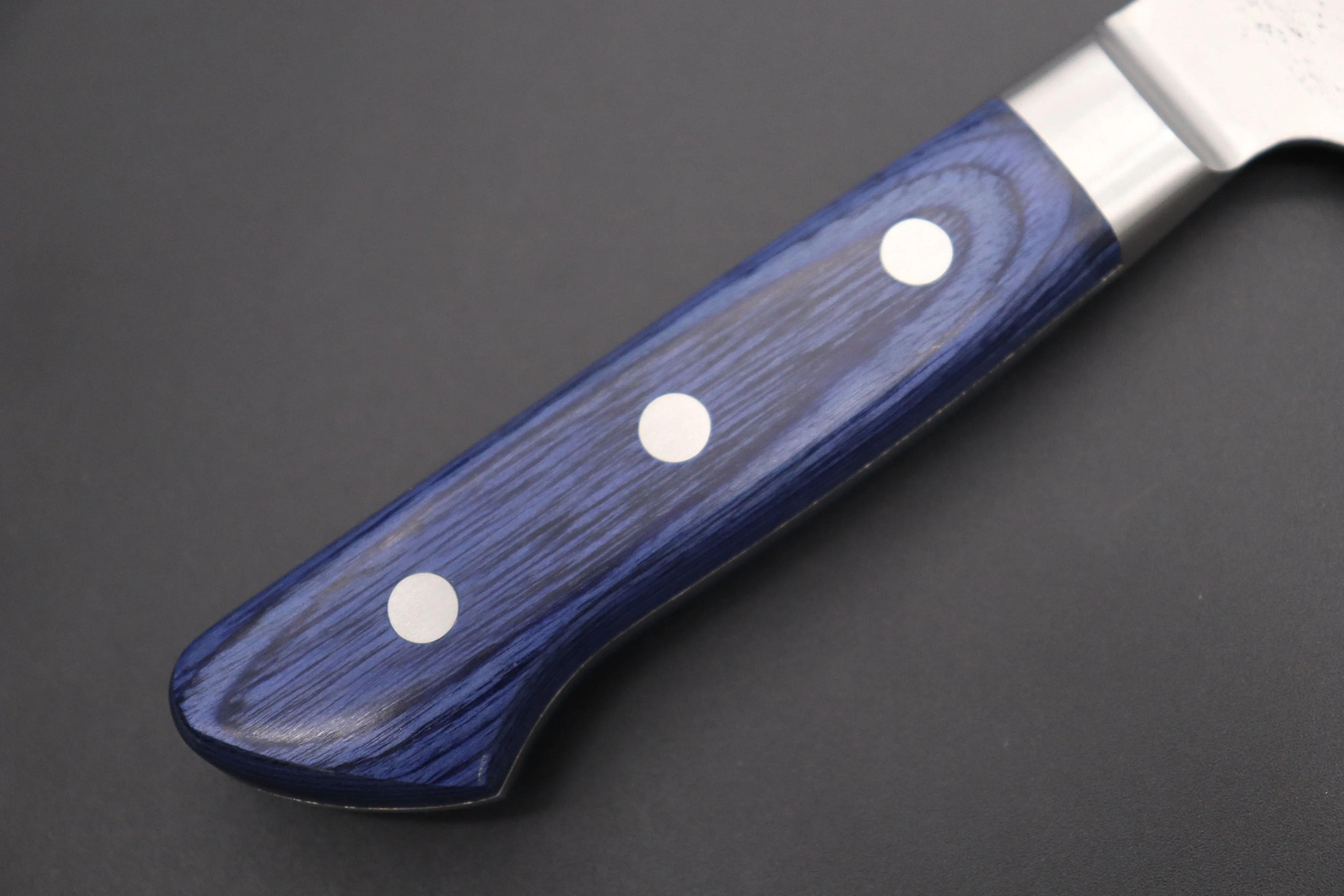 JCK Natures 青雲 Blue Clouds Series BCB-2 Blue Steel No.2 Nashiji Bunka (Kiritsuke) 190mm (7.4 inch)