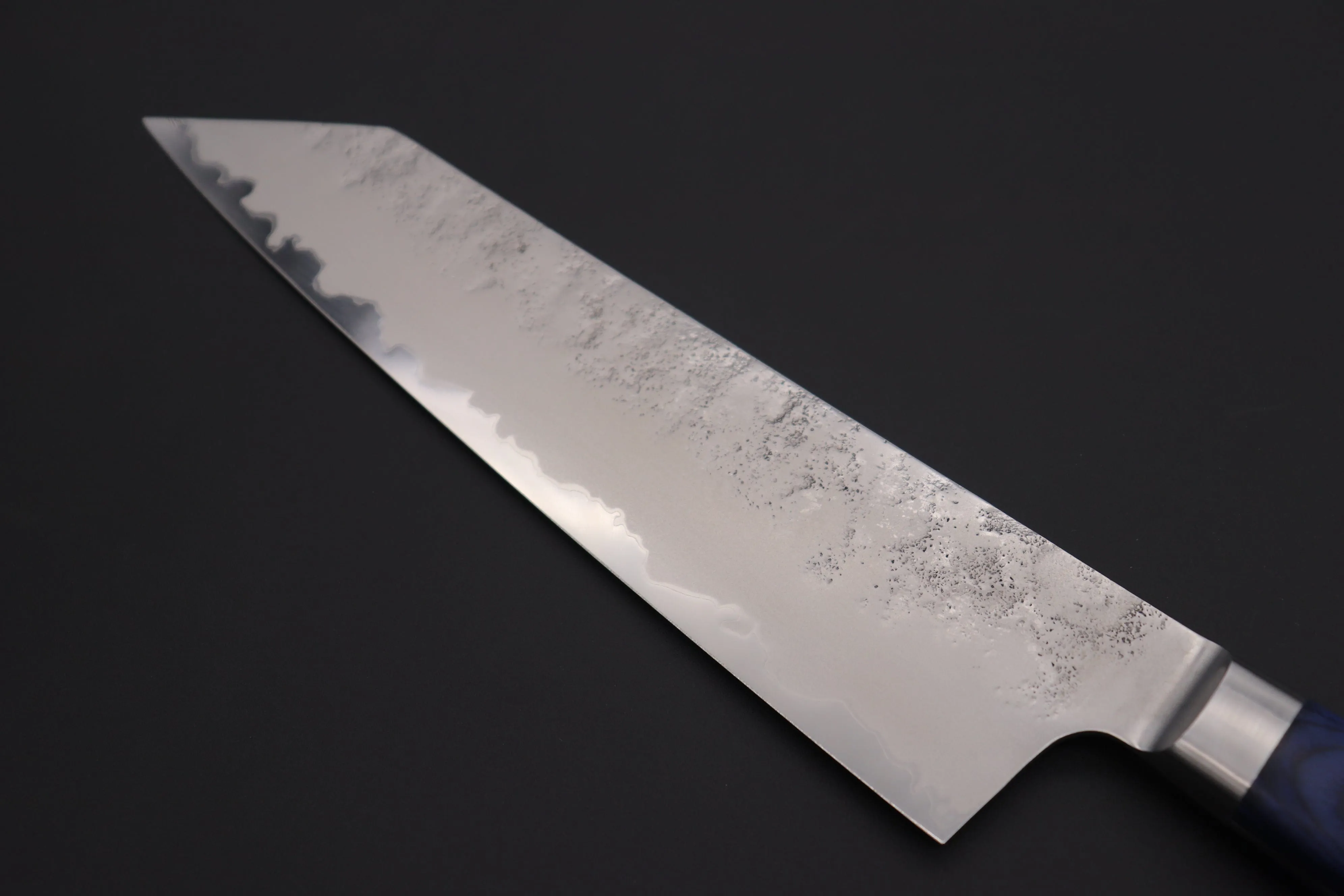 JCK Natures 青雲 Blue Clouds Series BCB-2 Blue Steel No.2 Nashiji Bunka (Kiritsuke) 190mm (7.4 inch)