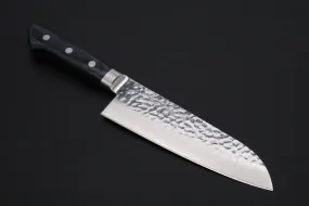 JCK Natures ”Gekko Blue” Santoku 170mm (6.6 inch, Royal Blue-Purple Pakka Wood Handle)