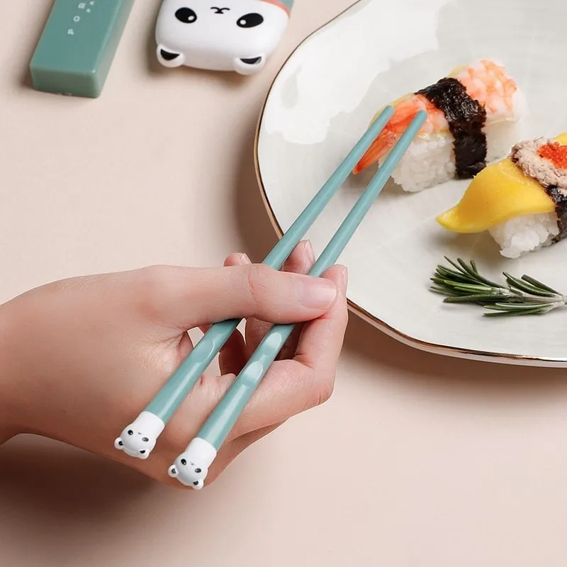 Kawaii Panda Portable Cutlery Set