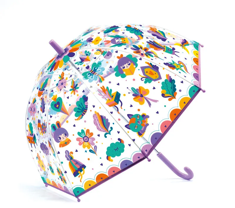 Kids Transparent See Through Umbrella