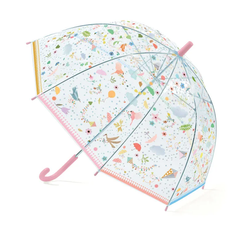 Kids Transparent See Through Umbrella