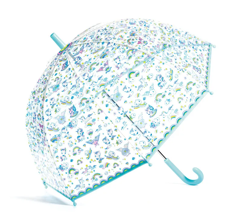 Kids Transparent See Through Umbrella