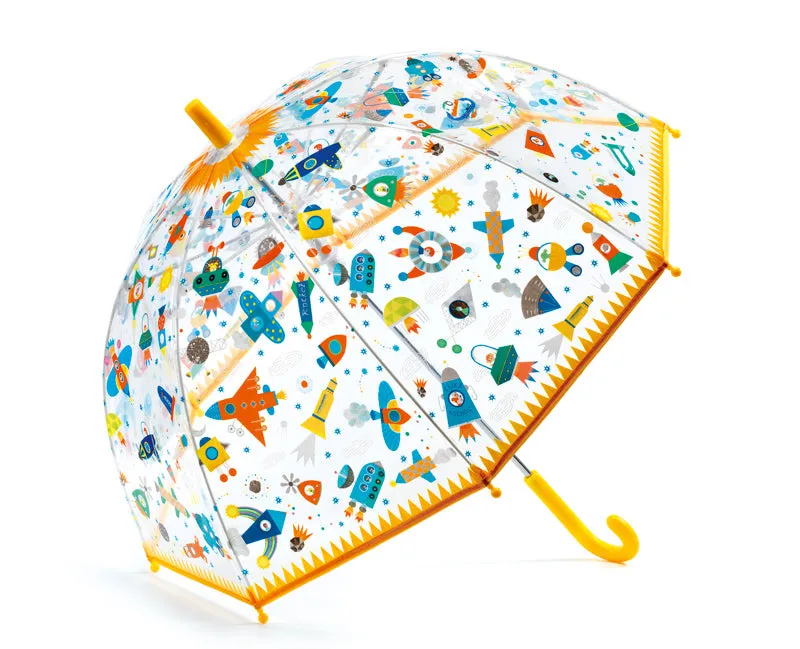 Kids Transparent See Through Umbrella