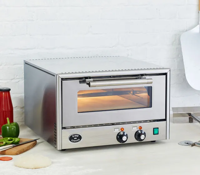 King Edward Pizza King Colore Pizza Oven BLK/RED/SS/GRN