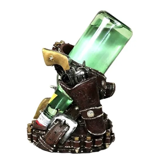 Kitchen Bullet Bottle Wine Rack Holders Figurines Statues