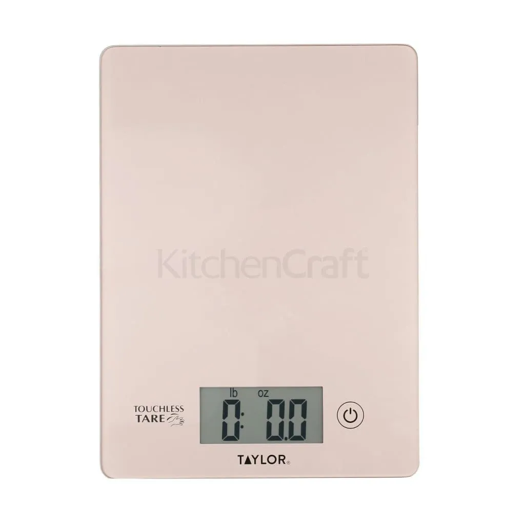 Kitchen Craft Taylor Pro Scale Touchless 5kg Rose Gold