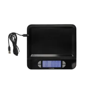 Kitchen Craft Taylor Pro Scale USB Rechargable 5kg Black