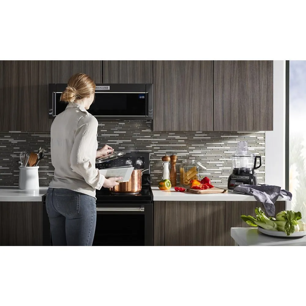Kitchenaid KMLS311HBS 1000-Watt Low Profile Microwave Hood Combination with PrintShield™ Finish