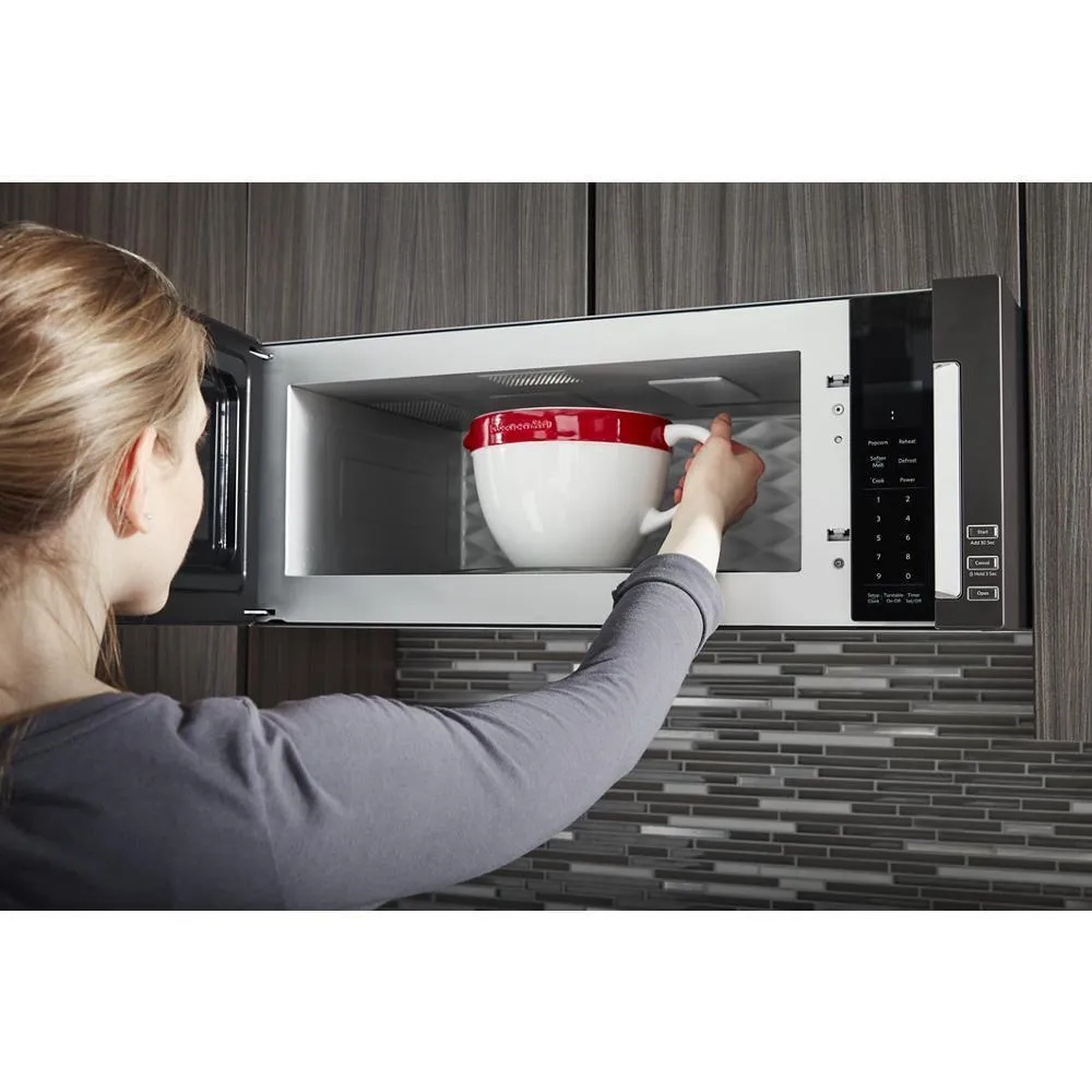 Kitchenaid KMLS311HBS 1000-Watt Low Profile Microwave Hood Combination with PrintShield™ Finish