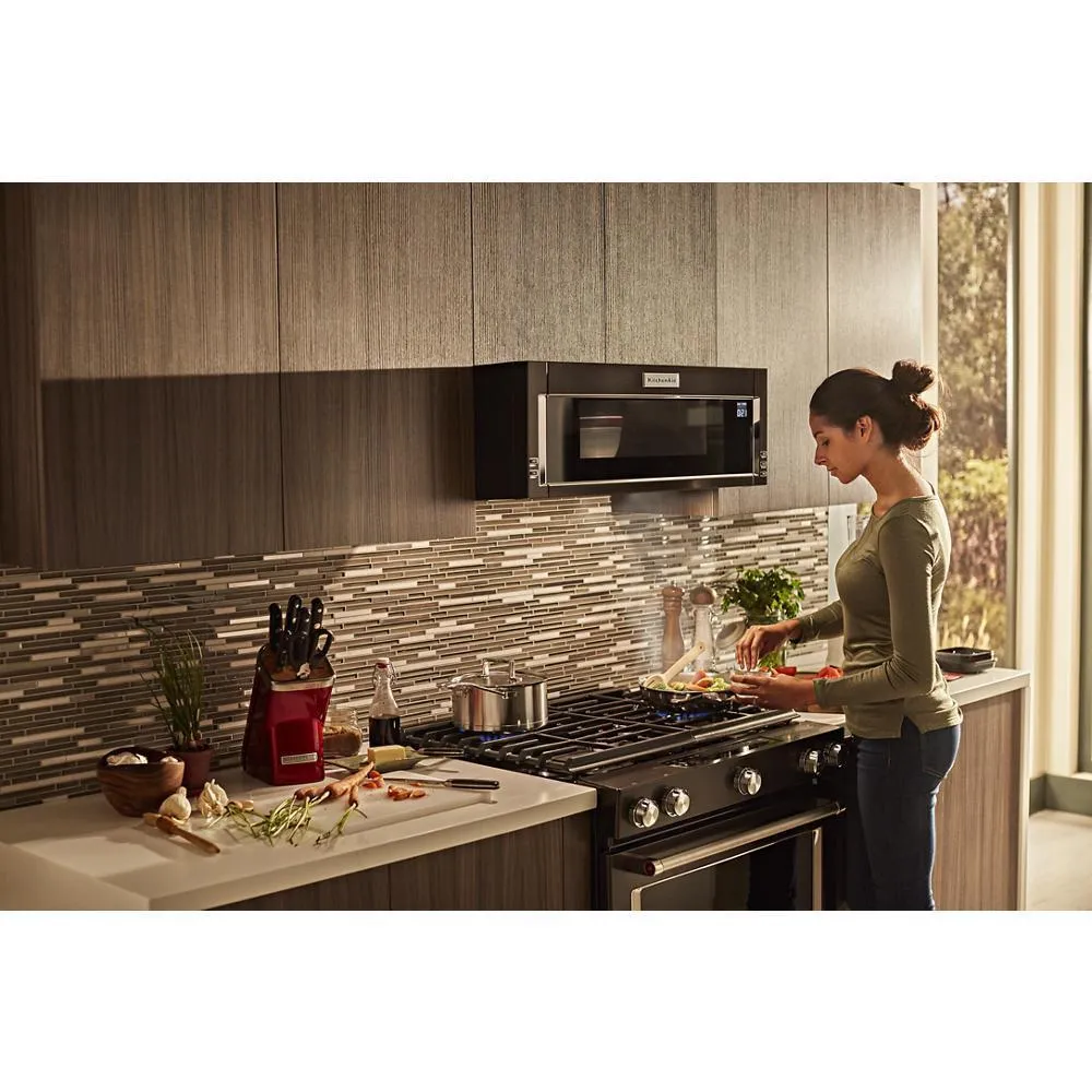 Kitchenaid KMLS311HBS 1000-Watt Low Profile Microwave Hood Combination with PrintShield™ Finish