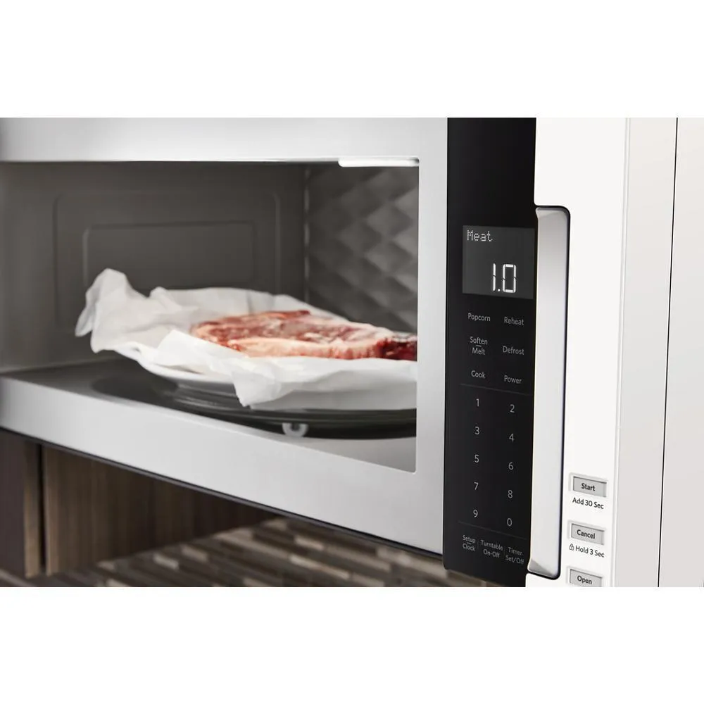 Kitchenaid KMLS311HWH 1000-Watt Low Profile Microwave Hood Combination