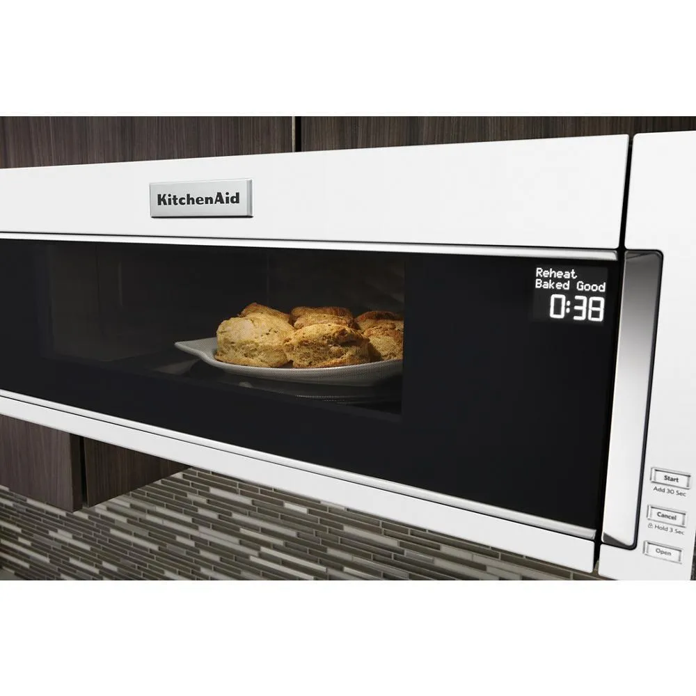 Kitchenaid KMLS311HWH 1000-Watt Low Profile Microwave Hood Combination
