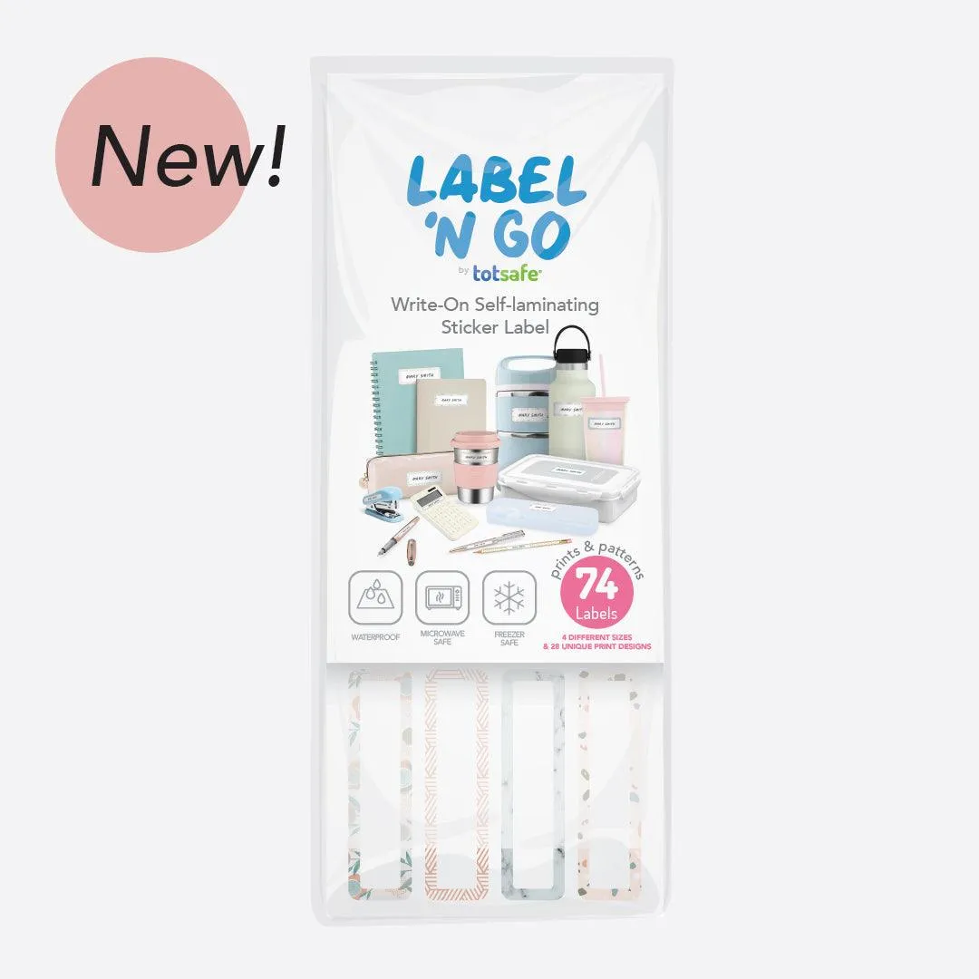 Label N Go Write-On Self Laminating Stickers